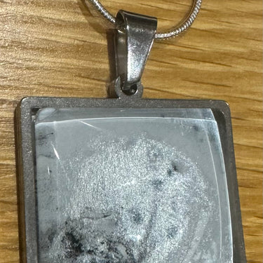 Square Pendant & Chain