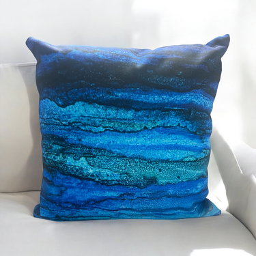 Cushion - Blue Striped